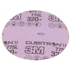 Dysk szlifierski 3M 775L P320 125MM B/O CUBITRON II