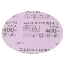 Dysk szlifierski 3M 775L P400 125MM B/O CUBITRON II