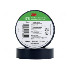 Taśma: elektroizolacyjna 3M 175BK5E TEMFLEX