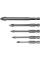 ZESTAW WIERTEŁ DO SZKŁA I CERAMIKI 5SZT. 4-10MM HEX 21709