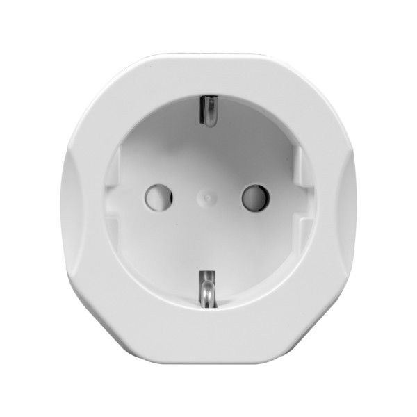 ADAPTER PODRÓŻNY Z EUROPEJSKIM GNIAZDEM I ANGIELSKĄ WTYCZKĄ, EUROPA - UK 72442