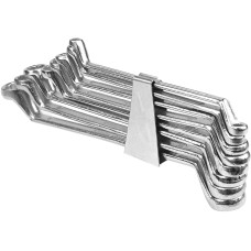 KLUCZE OCZKOWE-ODGIĘTE 6-22MM. KPL.8SZT. CLIP 52570