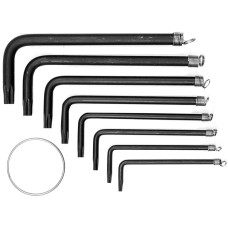 KLUCZE TORX T10-T40, ZESTAW 8 SZT. 56600