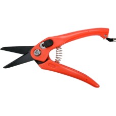 SEKATOR OGRODOWY 190MM Z BLOKADĄ, Z PROSTYM OSTRZEM 50 MM, PLASTIKOWE PROSTE RĄCZKI 99194