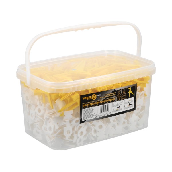 SYSTEM POZIOMOWANIA PŁYTEK 1MM 700+200+SZCZYPCE 04712