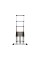 ALUMINIOWA DRABINA TELESKOPOWA 3,8M 13ST 17701