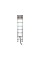DRABINA ALU TELESKOPOWA 3,8M 13 STOPNI 17702