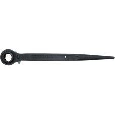 DWUSTRONNY KLUCZ NASADKOWY Z GRZECHOTKĄ 19X22 MM DO RUSZTOWAŃ 52936