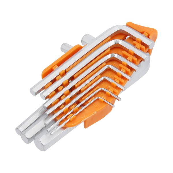 KLUCZE SZEŚCIOKĄTNE /HEX/ 1,5-10 MM, ZESTAW 10 SZT. 56393