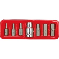 KLUCZE SPECJALNE HEX H4-H12, 7 SZT. 66710
