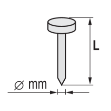 GWOŹDZIE BĘBNOWE DO GWOŹDZIARKI 32MM, DRUT 2,1MM 7200SZT 71990