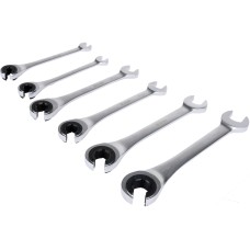 ZESTAW KLUCZY PÓŁOTWARTYCH Z GRZECHOTKĄ 8-19MM 6 SZT. YT-01344