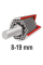 KLUCZ Z UNIWERSALNĄ  NASADKĄ 8-19MM YT-02400