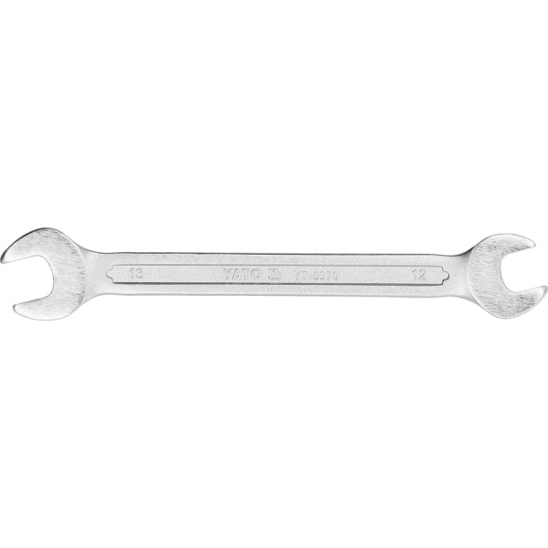 KLUCZ PŁASKI Z POLEROWANĄ GŁÓWKĄ 12X13 MM YT-0370