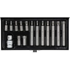 KOŃCÓWKI WKRĘTAKOWE TORX, ZESTAW 15 SZT. YT-0411