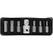 KOŃCÓWKI WKRĘTAKOWE TORX SECURITY, ZESTAW 7 SZT. YT-0416