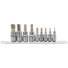 ZESTAW KLUCZY HEX NA SZYNIE 9CZ. YT-04401