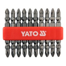 KOŃCÓWKI WKRĘTAKOWE DWUSTRONNE PH2X65 MM, 10 SZT. YT-0481