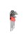 KLUCZE IMBUSOWE TORX T10-T50, 9 CZ. YT-0511