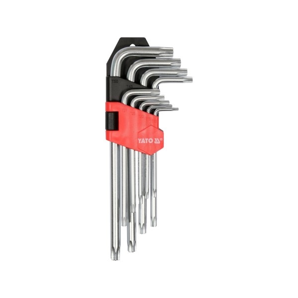 KLUCZE IMBUSOWE TORX T10-T50, 9 CZ. YT-0511