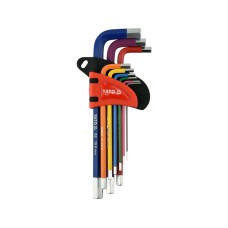 ZESTAW KLUCZY IMBUSOWYCH 1,5-10MM, 9SZT. YT-05631