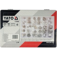 PODKŁADKI ALUMINIOWE ZESTAW 300 SZT. MIX ROZMIARÓW YT-06865