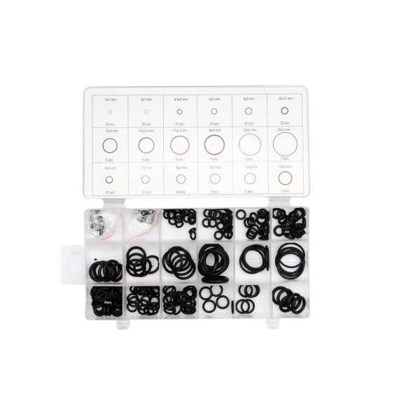 O-RINGI GUMOWE ZESTAW 225 SZT. YT-06877