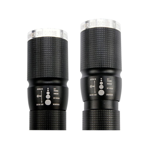 METALOWA LATARKA Z DIODĄ LED, 100X25MM YT-08571