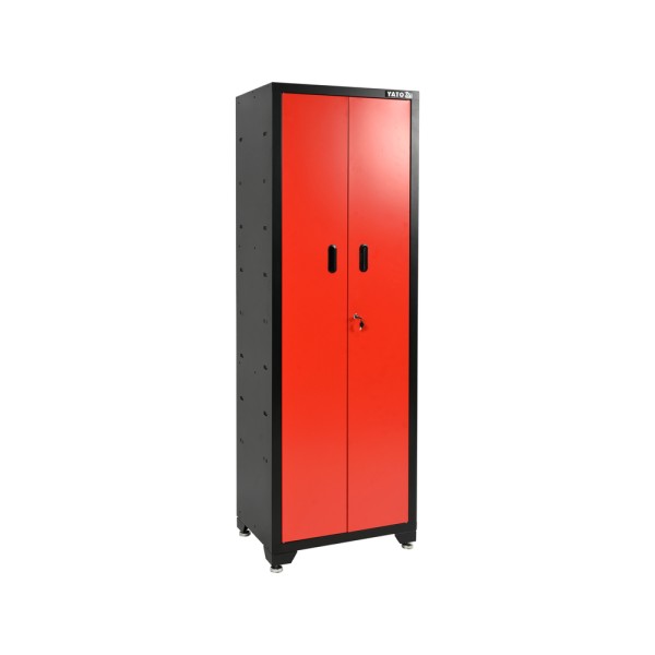 SZAFKA WARSZTATOWA WYSOKA DWUDRZWIOWA Z 3 PÓŁKAMI. WYMIARY SZAFY: 660 X 457 X 2000MM. YT-08931