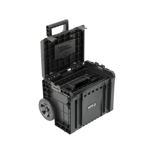 ZESTAW NA KOŁACH 3 SZT SKRZYNEK NARZĘDZIOWYCH, SYSTEMOWYCH, MODUŁOWYCH 35BT2P10P S12 YT-09173