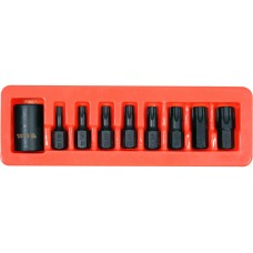ZESTAW UDAROWYCH KLUCZY TRZPIENIOWYCH TORX  1/2' YT-10664