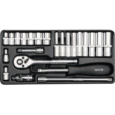 ZESTAW NARZĘDZIOWY 1/4'', 23 SZT. YT-14421
