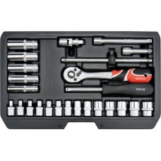 ZESTAW NARZĘDZIOWY 1/4'', 25 SZT. YT-14461