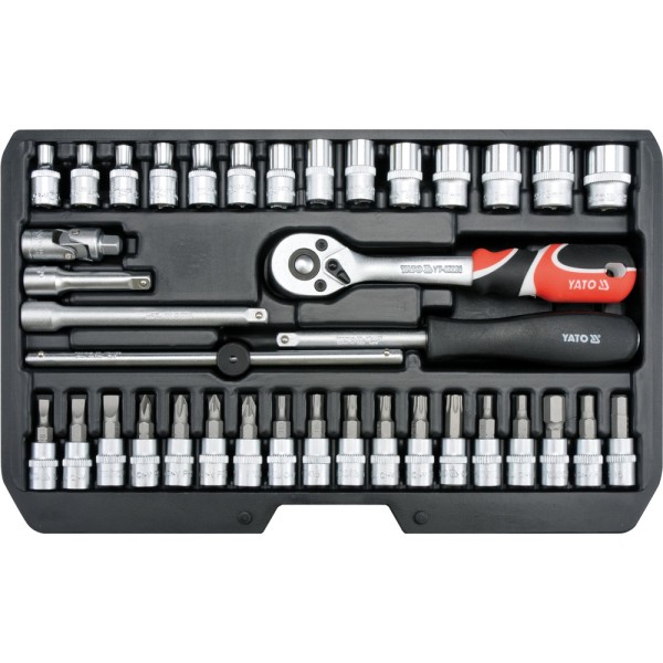 ZESTAW NARZĘDZIOWY 1/4'', 38 SZT. YT-14471