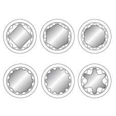 NASADKA SPLINE 1/2'', 22 MM YT-1474
