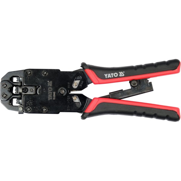 SZCZYPCE DO ZACISKANIA WTYCZEK TELEFONICZNYCH I SIECIOWYCH RJ45 RJ10 RJ11 YT-22443