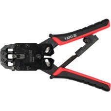 SZCZYPCE DO ZACISKANIA WTYCZEK TELEFONICZNYCH I SIECIOWYCH RJ45 RJ10 RJ11 YT-22443