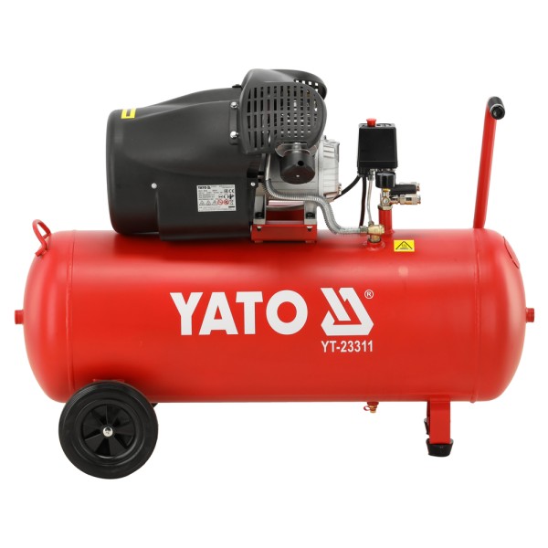 KOMPRESOR OLEJOWY 100L DWA CYLINDRY YT-23311