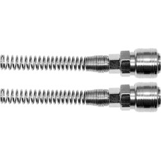 SZYBKOZŁĄCZE F ZE SPRĘŻYNĄ NA WĄŻ 6X10MM 2 SZTUKI YT-24101