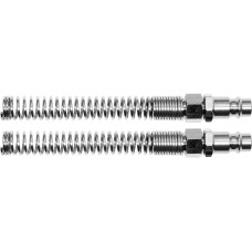 SZYBKOZŁĄCZE M ZE SPRĘŻYNĄ NA WĄŻ 5X8MM 2 SZTUKI YT-24102