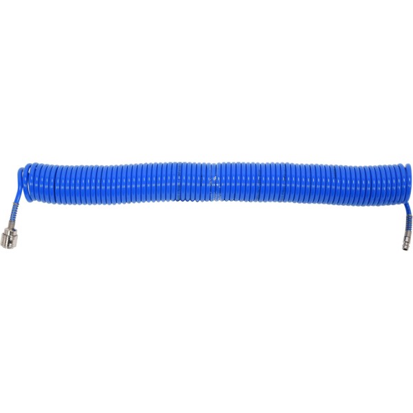 WĄŻ SPIRALNY 5,5MM X 8MM X 15M PU Z SZYBKOZŁĄCZAMI YT-24203