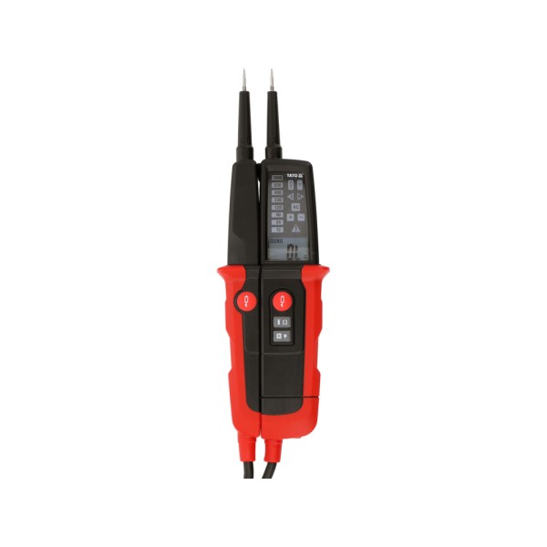 DWUBIEGUNOWY TESTER NAPIĘCIA Z TESTEM RCD YT-28330