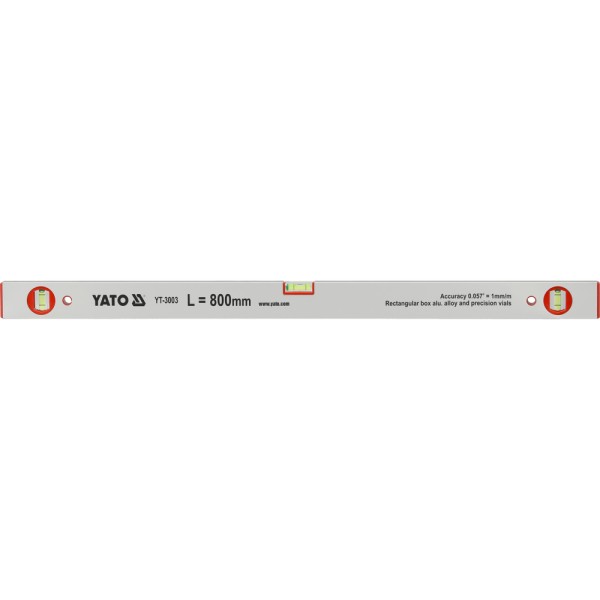 POZIOMNICA ALUMINIOWA, 3 LIBELKI 800 MM YT-3003