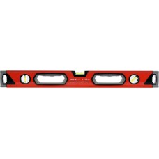 POZIOMNICA ALUMINIOWA 600 MM, 3 LIBELLE, DWA UCHWYTY, DOKŁADNOŚĆ 0,5 MM/M YT-30071