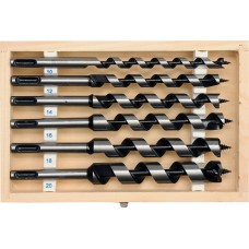 ŚWIDRY DO DREWNA SDS+, L-230 MM, FI 10-20 MM, ZESTAW 6 SZT. YT-3300
