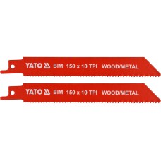 BRZESZCZOTY DO METALU I DREWNA BIM 150 MM 10TPI / 2 SZT. YT-33930