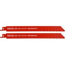 BRZESZCZOTY DO METALU I DREWNA BIM 225 MM 24TPI / 2 SZT. YT-33934
