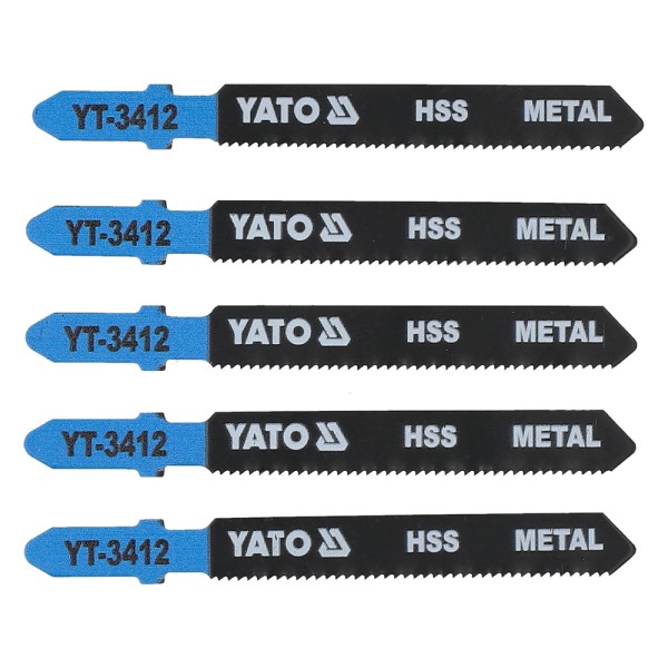 BRZESZCZOT DO WYRZYNARKI TYP T, 21 TPI, DO METALU / 5 SZT. YT-3412