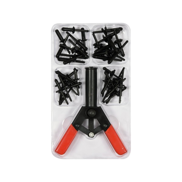 ZESTAW NITOWNICA DO NITÓW PLASTIKOWYCH 41SZT. YT-35970