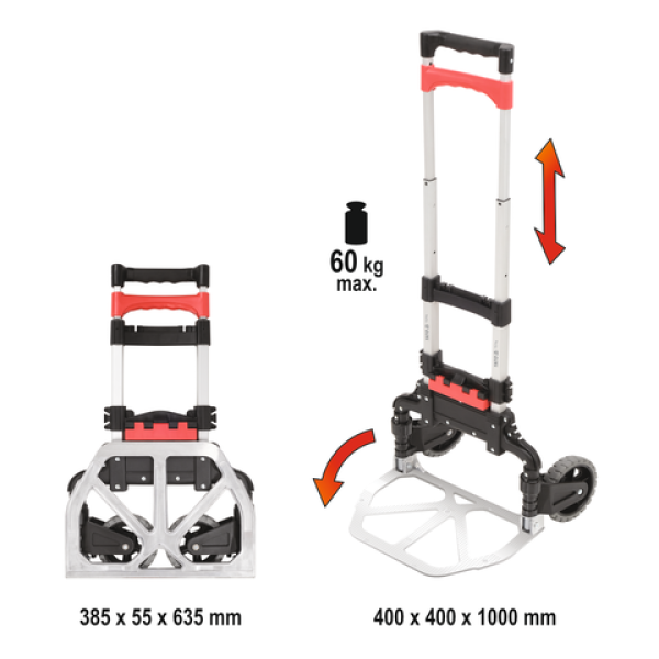 SKŁADANY WÓZEK MAGAZYNOWY 60KG YT-37410